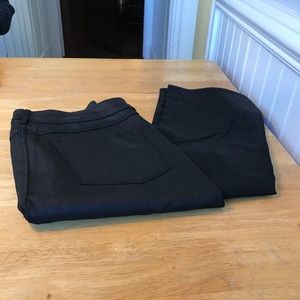 3x1 Shiny black jeans